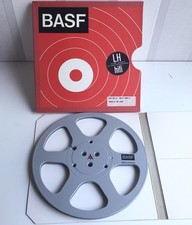 Bobine plastique Magnetophone BASF 26,5 cm avec boîte