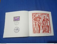 ALBERT DECARIS UN BURIN ORIGINAL SIGNE AU STYLO premier jour satellite 1978