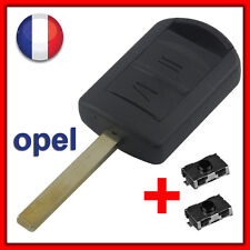 Coque Plip Clé Opel Corsa Agila Combo Meriva DTI TD + 2 Switchs +Lame vierge
