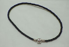 PANDORA VINTAGE  BLACK BRAIDED