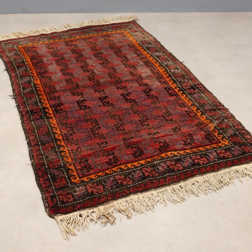 Tapis ancien laine noeud - tapis,