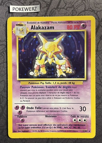 Carte pokémon alakazam - pokémon, :