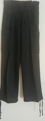 Pantalon cargo noir - pantalon,