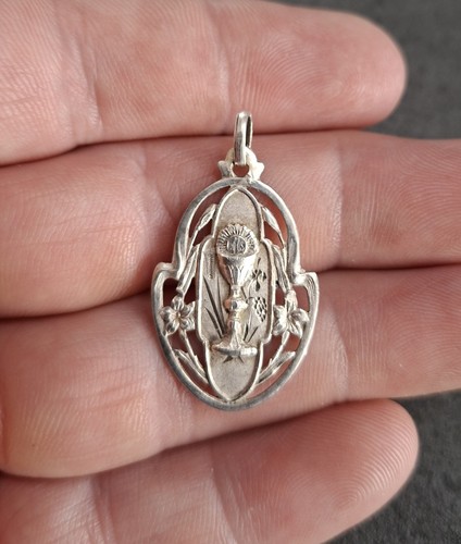 Ancien pendentif argent - en,