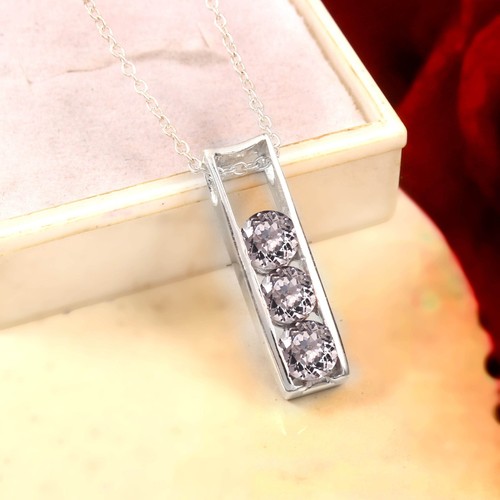 Pendentif saphir naturel blanc - naturel,