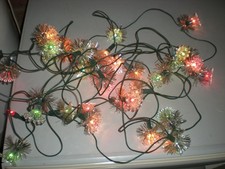 Ancienne guirlande électrique sapin de noel 35 ampoules vintage déco