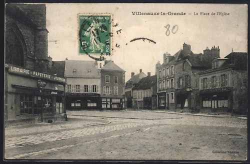 Cpa villenauxe grande la - villenauxe-la-grande,,