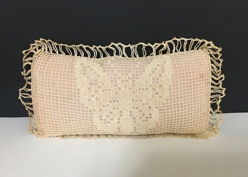 Victorian crochet pillow pin - victorian,