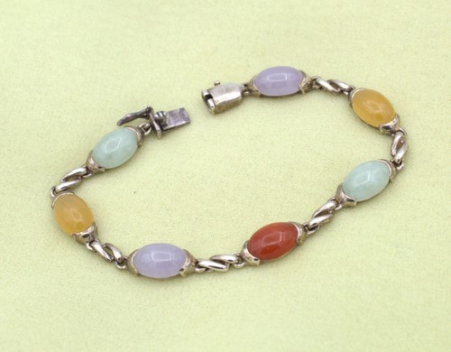 Jade colored polished oval - jade,