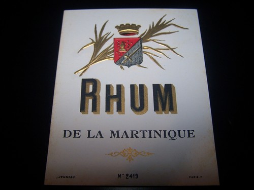 Rare étiquette ancienne rhum - rare,