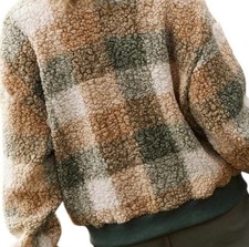 Pull Veste polaire carreaux