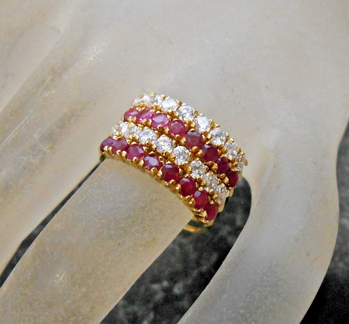 Bague jaune carats - or, 14