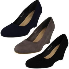 Chaussures De Ville À Talons Wedge Élégantes Spot On Pour Femmes F9R0114