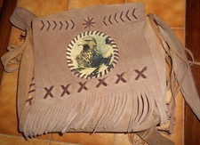 SAC A MAIN (Besace) ARTISANAL STYLE INDIEN CUIR