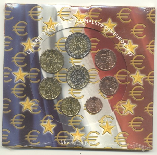 Coffret euro 2003 neuf sous - bu,