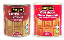 Vernis extérieur brillant pour bois séchage rapide incolore 500ml 