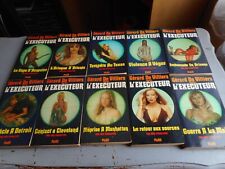 Lot  10  livres L'EXECUTEUR - Gerard de Villiers -en tres bon ètat .. avec n 1