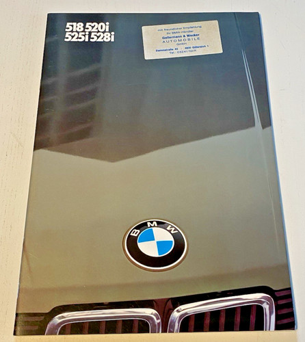Brochure vente bmw 518 - brochure,