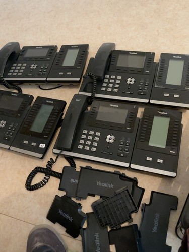 Lot téléphones yealink - téléphones, ip