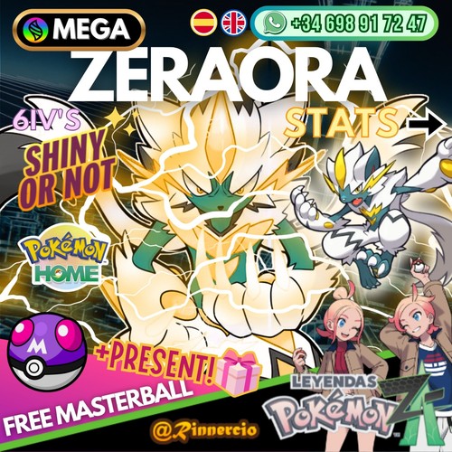 Mega zeraora shiny - mega,