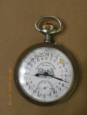 MONTRE GOUSSET RÉGULATEUR, 24h, horlogerie militaire Magnien Verdun, POLO