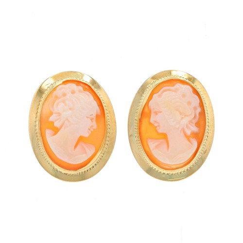 Jaune coque grand boucles - coque,