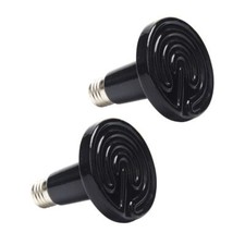 Reptiles Amphibiens Lampes Chauffantes - 2 Pièces 150W Infrarouge Chauffage e...
