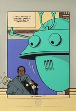 Edgar P. JACOBS BLACK ET MORTIMER : LE SAMOURAÏ sérigraphie 