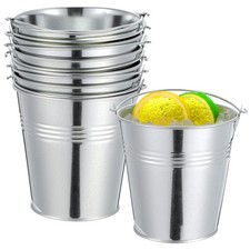  Mini Seaux Miniseau Étain Petit En Etain De Fleurs Métal Mini-seau