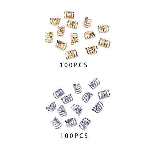100pcs perles dreadlock en - 100pcs,