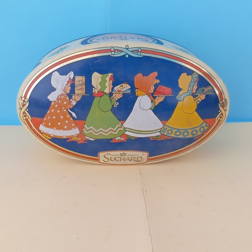 Suchard boîte métal ovale - boîte,