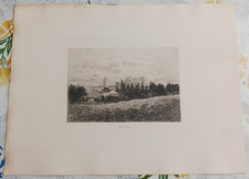 ancienne eau forte lucien