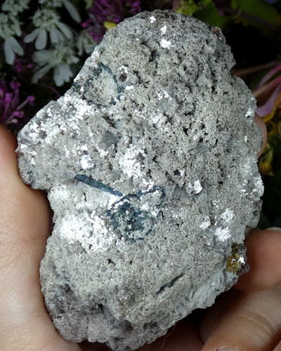Kyanite bleu sur muscovite - sur,
