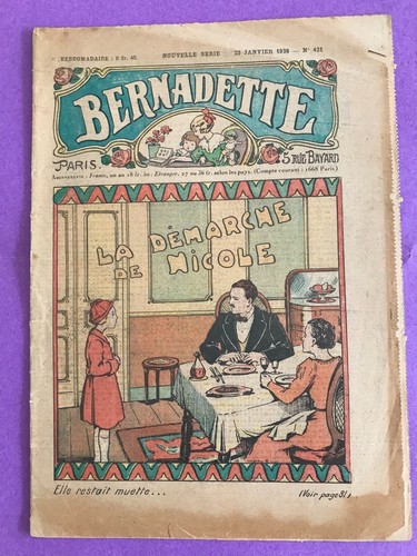 Revue ancienne bernadette - ancienne,