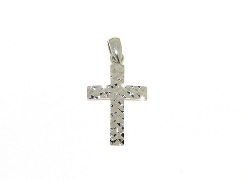 Pendentif croix blanc 750 - croix,