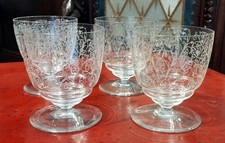 4 verres  Baccarat modèle Michelangelo