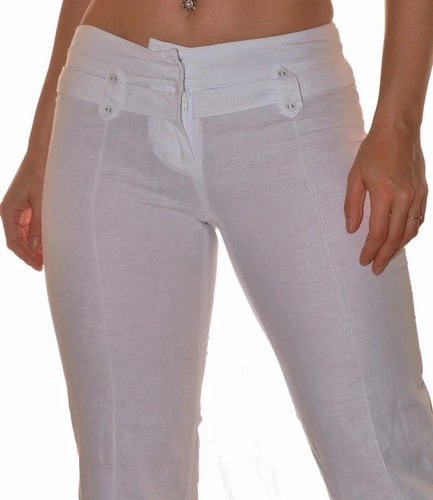 Pantalon blanc taille - , 36