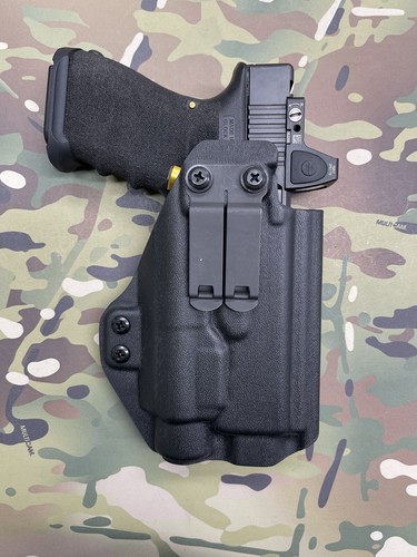 Black kydex iwb holster for - black,