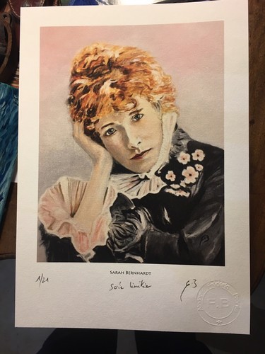 Sarah bernhardt tirage série - sarah,
