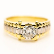 Bague 585/14K Or Jaune Or