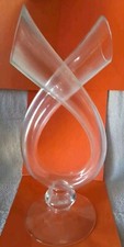 Grand Vase en verre Épais Art