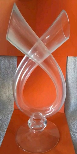 Grand vase verre épais - verre,