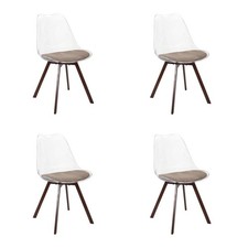 Lot de 4 Chaises Coussin