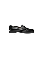 Mocassin Sebago En Cuir Fleur, Couleur Noire, Modèle 731243W 902