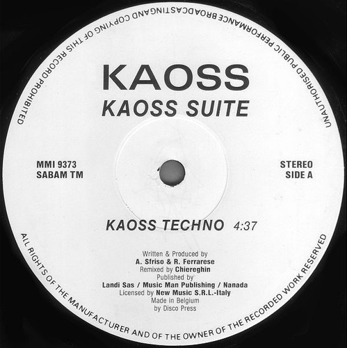 Kaoss suite - kaoss, 12"