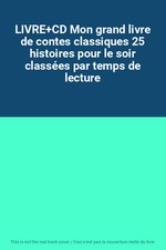 LIVRE+CD Mon grand livre de