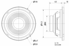 Haut-Parleur 8 Ohm 70 W