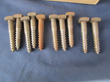 10 tirefonds boulons vis à