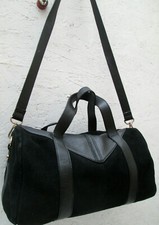 -AUTHENTIQUE grand sac à main bandoulière BT London  cuir/daim TBEG vintage bag
