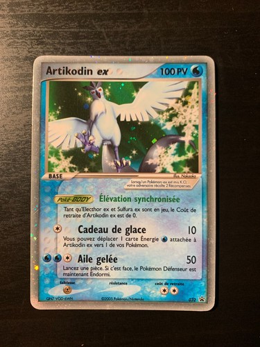 Carte pokémon artikodin - carte,